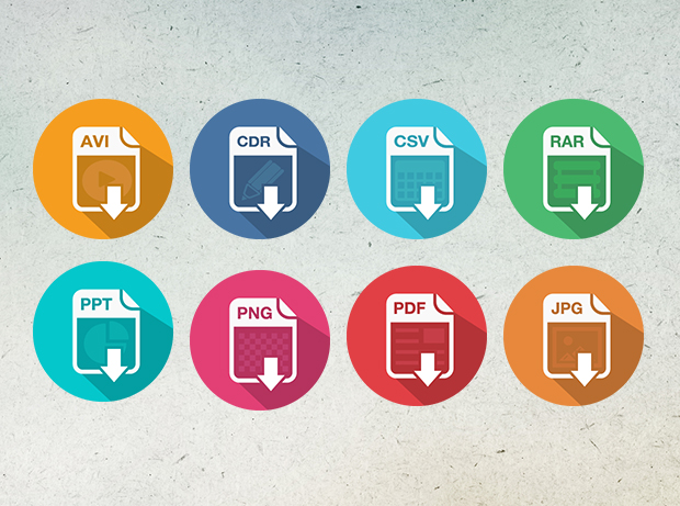 Flat File Type Icons Vol. 1