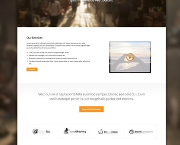 Franck's Fashion Landing Page PSD Template