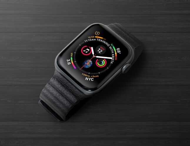 Free Apple Watch Series 4 Mockup PSD