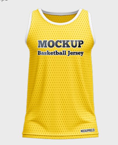 Free Basketball Jersey Mockup