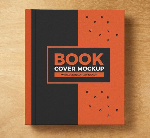 Free Book Cover Mockup PSD