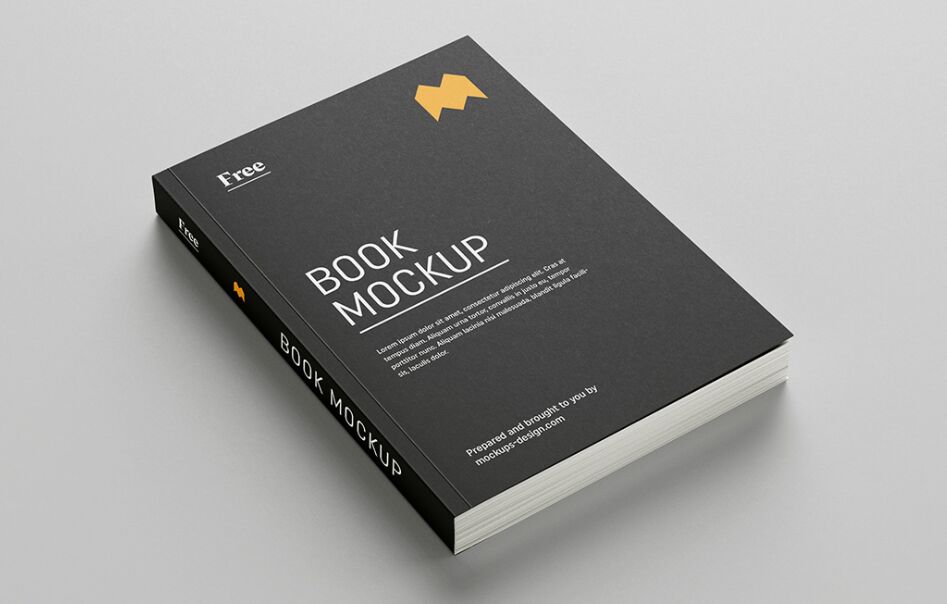 Free book mockup