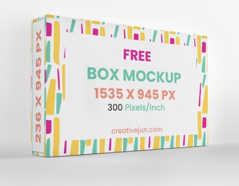 Free Box Packaging Mockups (PSD)