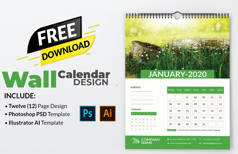 Free Calendar Design Download