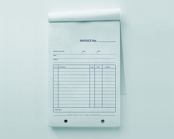 Free Company Retail Invoice Pad Mockup PSD