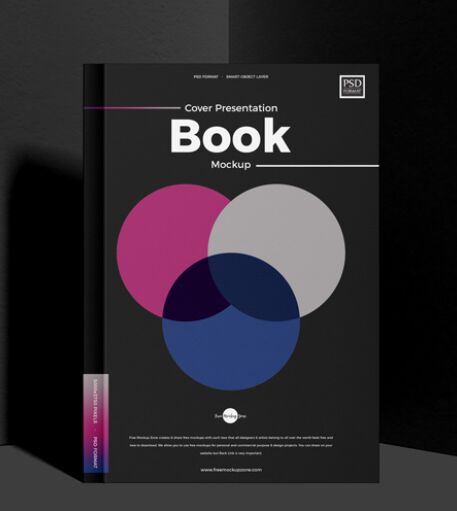 Free Cover Presentation PSD Book Mockup