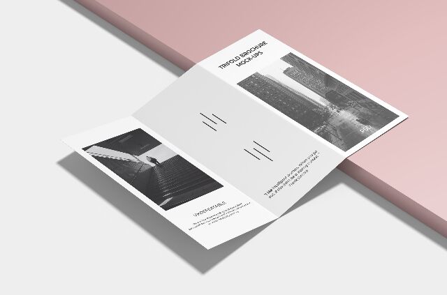 Free Download Trifold Brochure Mockup