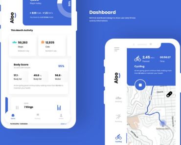 Free Fitness UI Kit