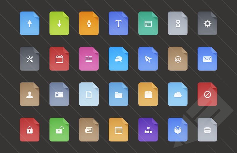 Free Flat Filetype Icons