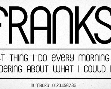 Free Font: Franks