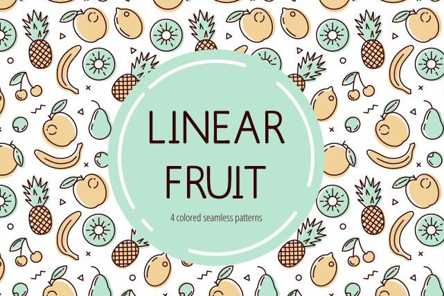 Free Fruit Vector Pattern