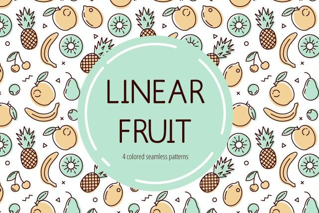 Free Fruit Vector Pattern