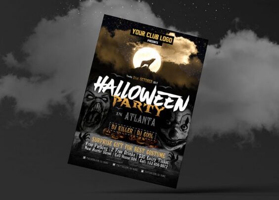 Free Halloween Party Flyer Design Presentation