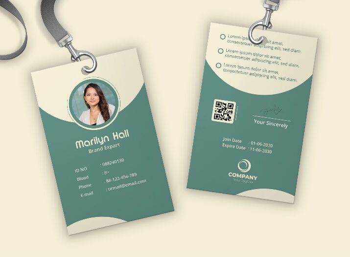 Free ID CARD Template (AI)