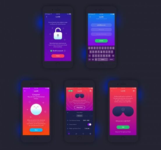 Free iPhone 6 & 7 App UI Design Screen Mockup PSD