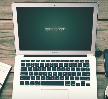 Free Macbook Air hipster Mockups