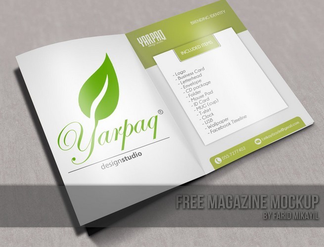 Free Magazine Mockup