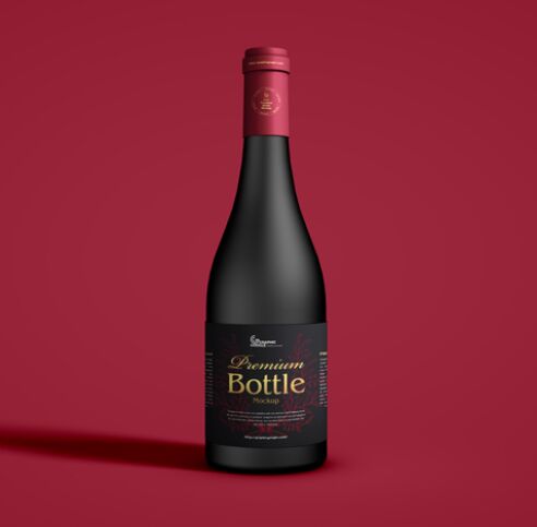 Free Premium Bottle Mockup