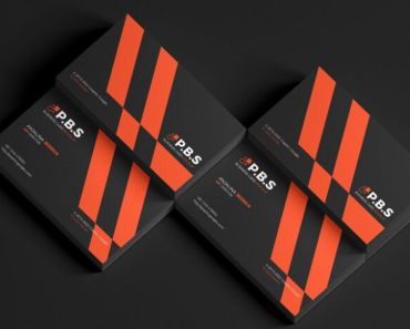 Free Premium Branding Stack of Business Card Mockup