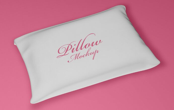 Free PSD Pillow Mockup For Presentation