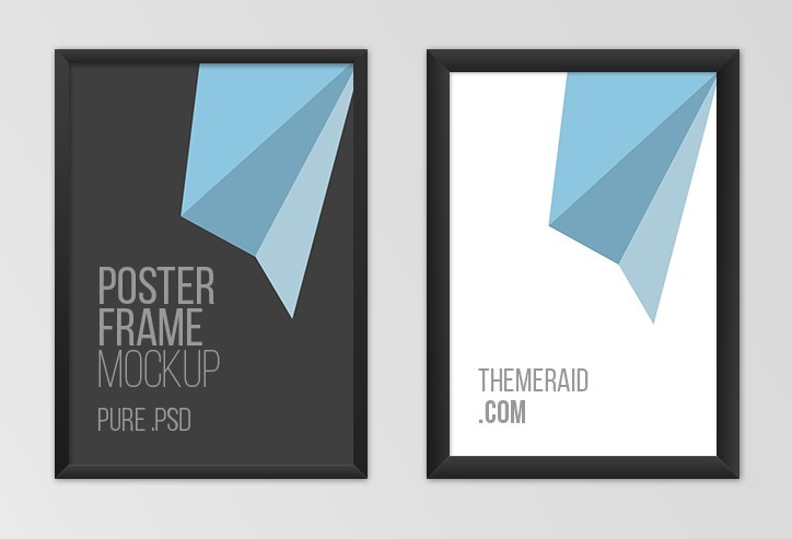 Free Psd Poster Frame Mockup