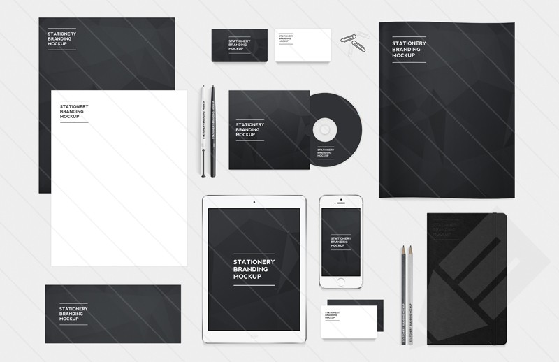 Free Stationery Branding Mockup Pack