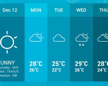 Free Weather Line Icons