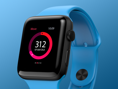 Freebie iWatch MockUp PSD