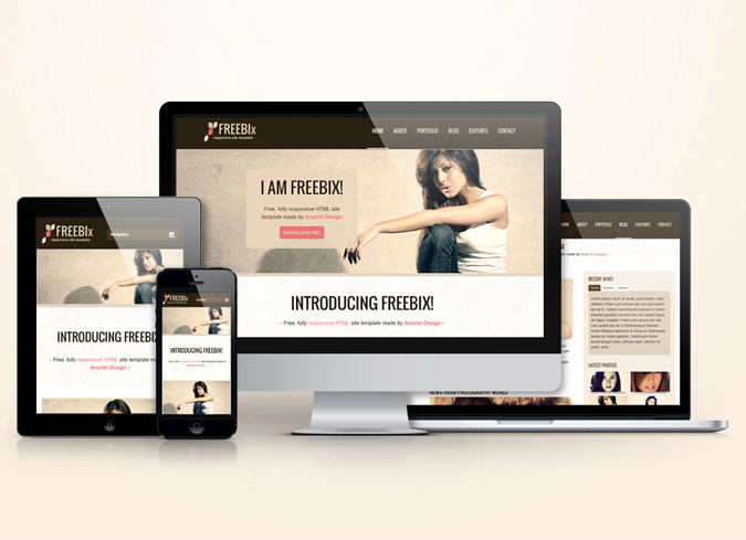 Freebix – Free Responsive HTML Template