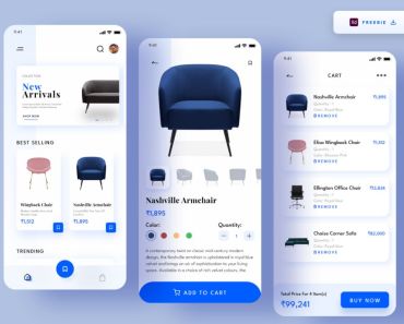 Furniture E-commerce App design