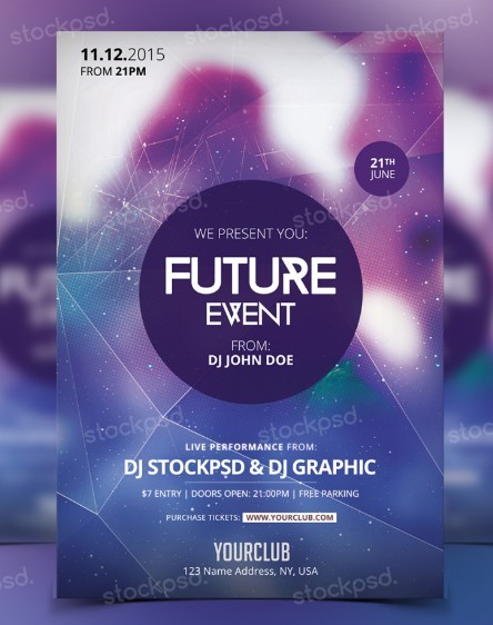 Future Event – PSD Flyer Freebie