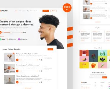 Gocast Podcast Website Template
