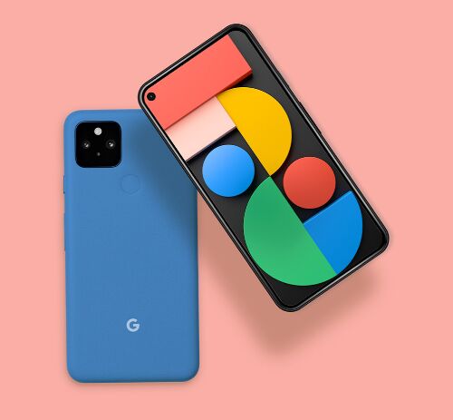 Google Pixel 5 Mockup Free Download