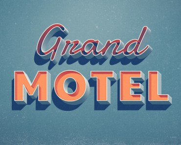 Grand Motel Text Effect