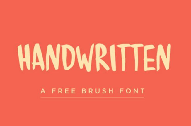 HANDWRITTEN Typeface