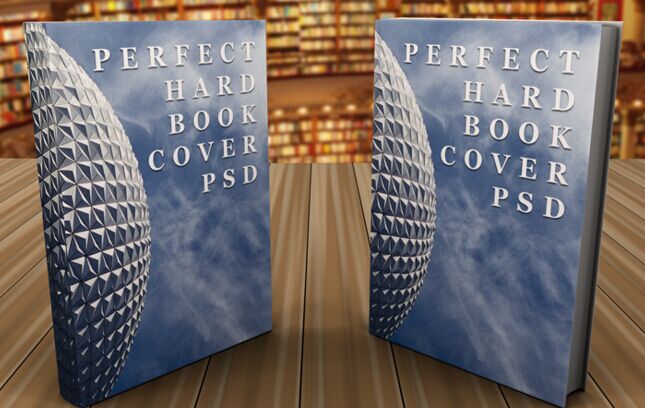 Hardcover Books Mockup