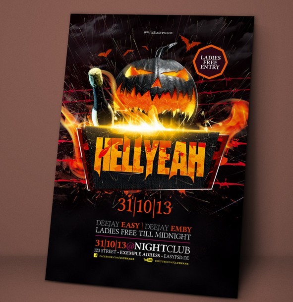 Hellyeah Flyer Template