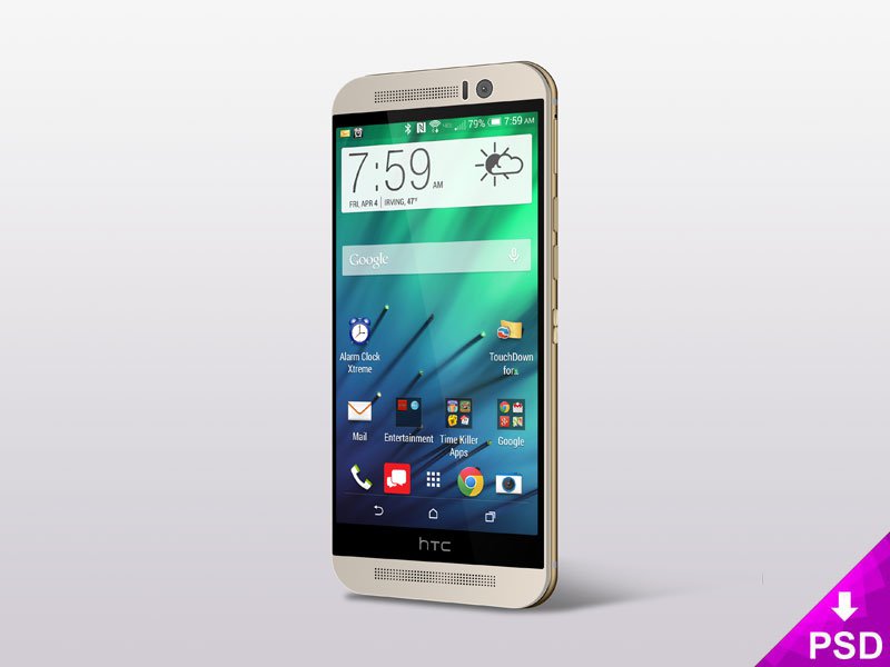 HTC One (M8) Mockup