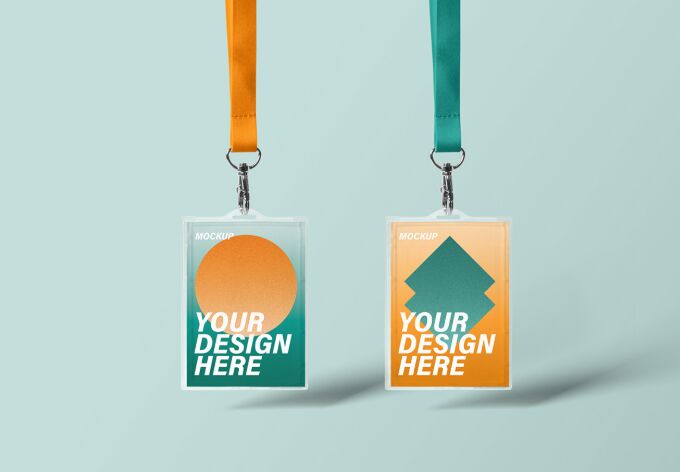 Id Holder Mockup