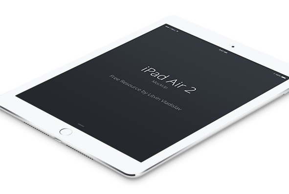 iPad Air 2 Perspective MockUp