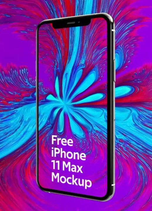 iPhone 11 MAX Free Mockup PSD
