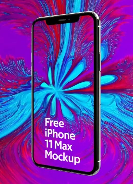 iPhone 11 MAX Free Mockup PSD