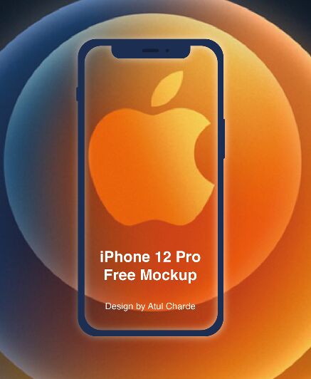 iPhone 12 Pro PSD Mockup