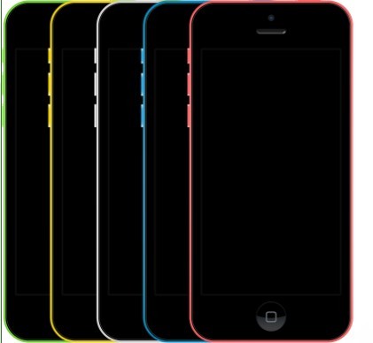 iPhone 5C free vector