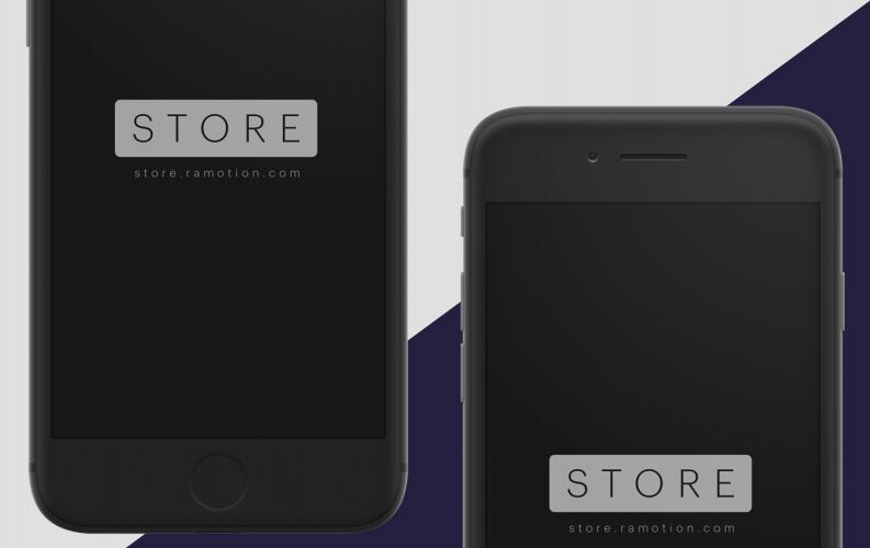 iPhone Clay White & Black [PSD+Sketch]
