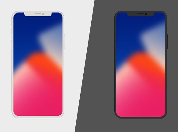 iPhone X PSD Vector