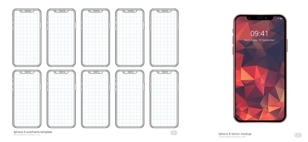 iPhone X UX Template