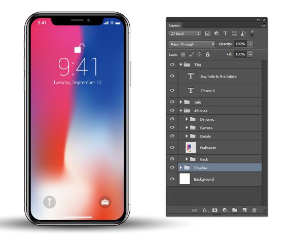 iPhone X vector free download