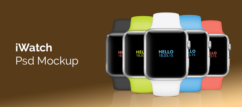 iWatch – Psd Mockup