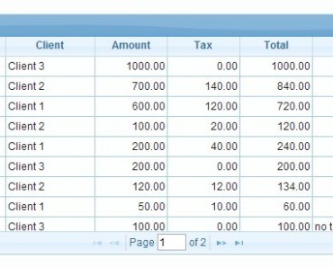 jQuery Plugin For Tabular Data Manipulating - jqGrid